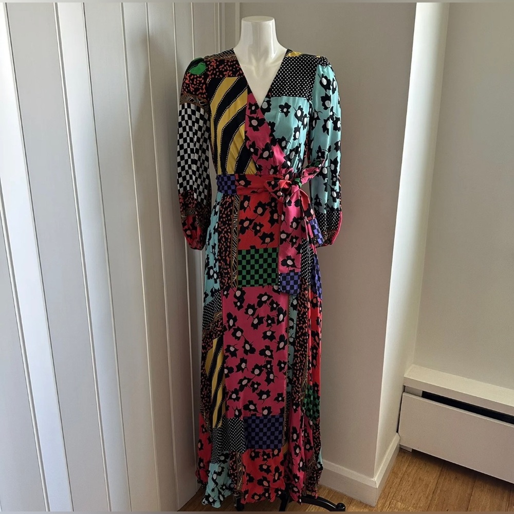Alice + Olivia Plus Coco Patchwork Maxi Dress - image 4